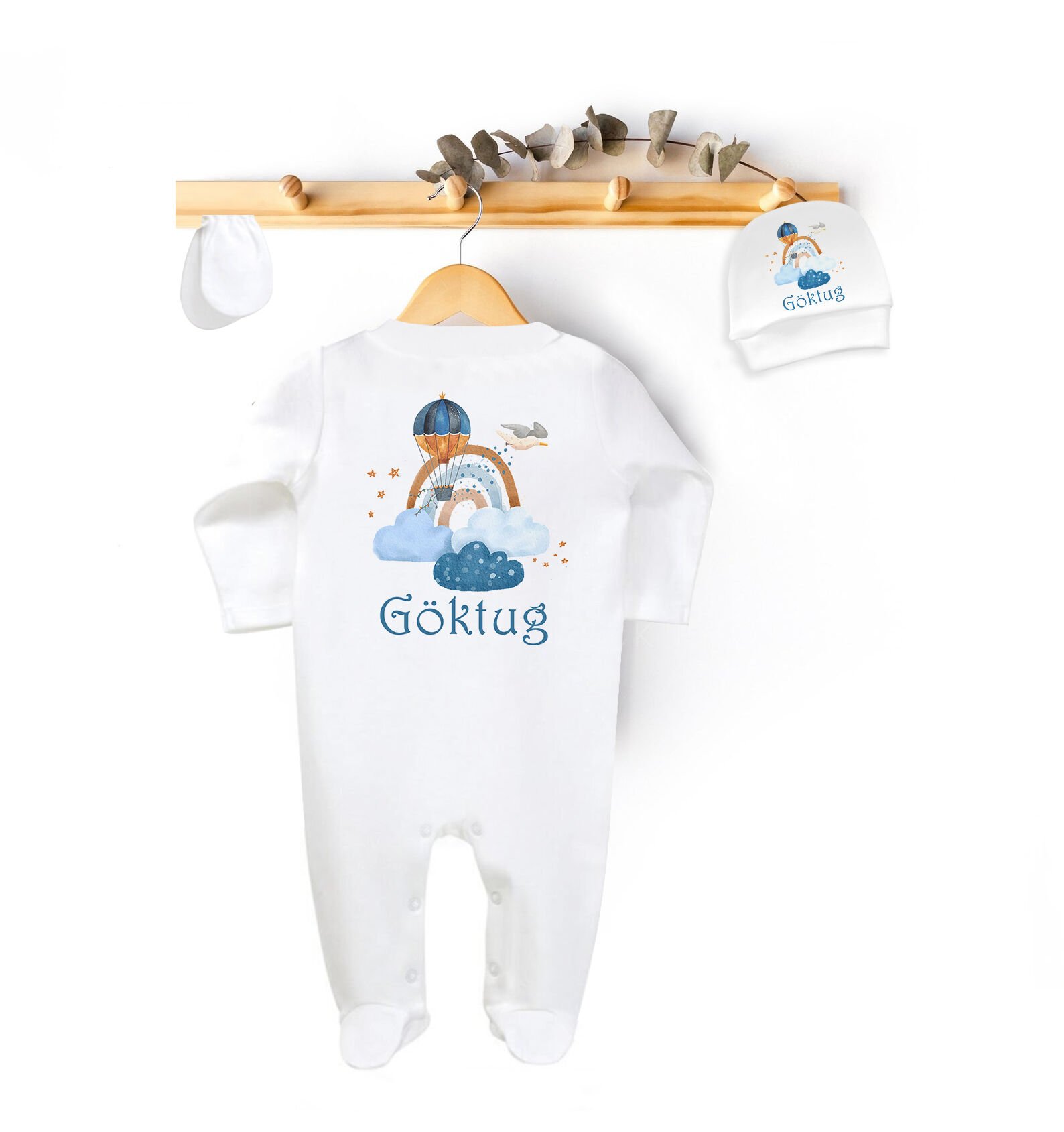 Nilesbaby İsme Özel Tulum Set