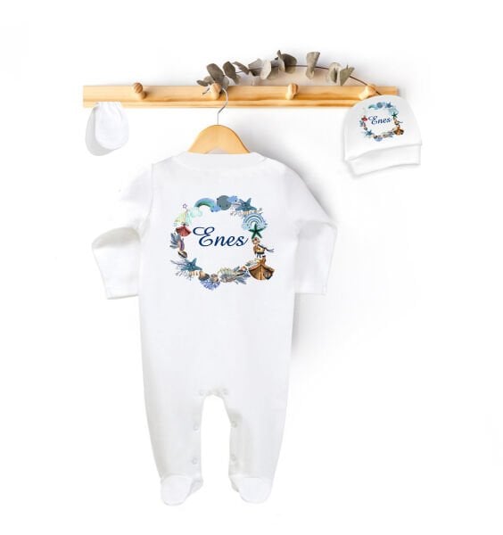 Nilesbaby İsme Özel Tulum Set