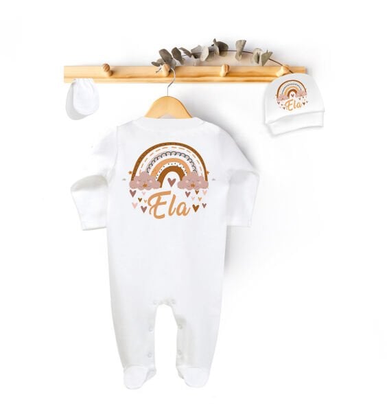 Nilesbaby İsme Özel Tulum Set