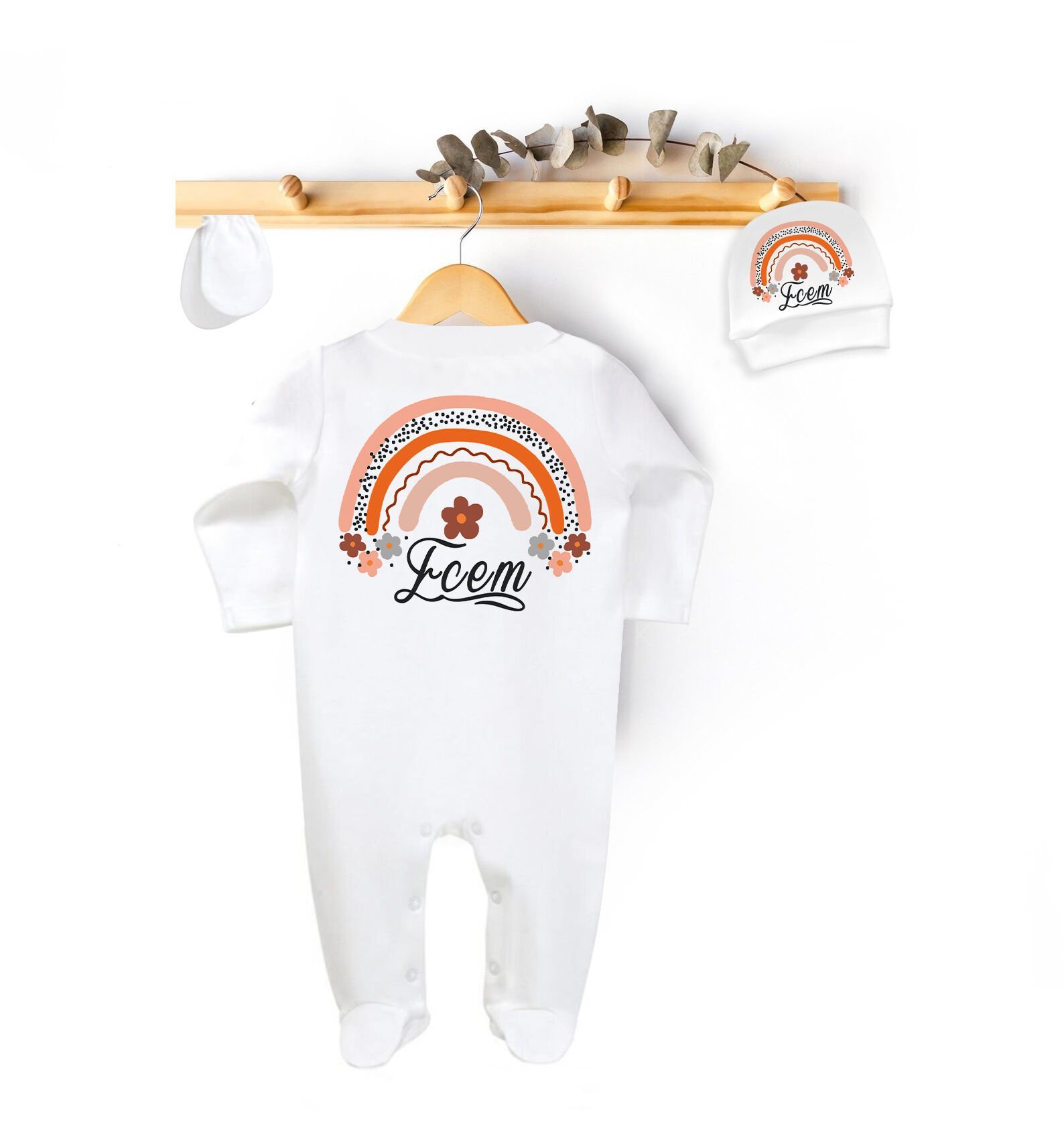 Nilesbaby İsme Özel Tulum Set