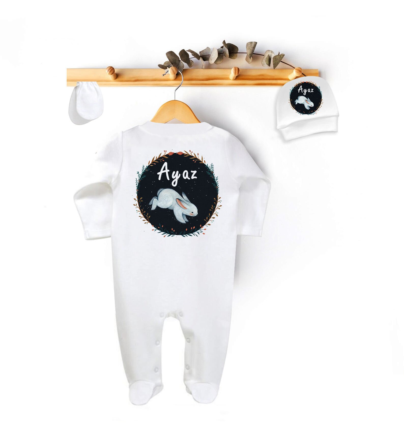Nilesbaby İsme Özel Tulum Set