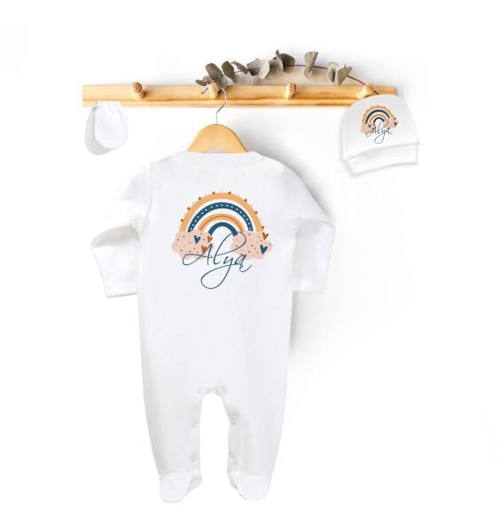 Nilesbaby İsme Özel Tulum Set