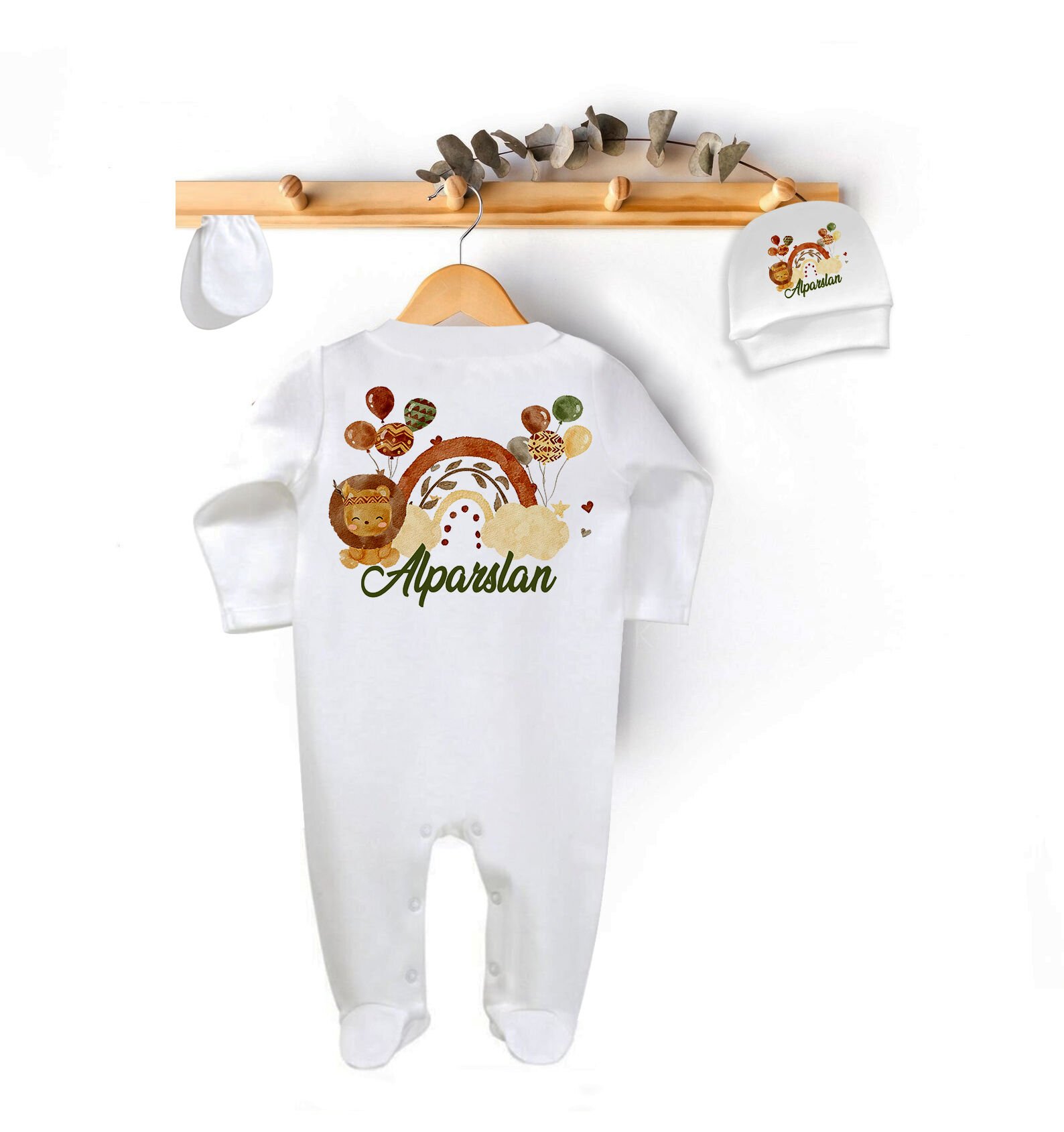 Nilesbaby İsme Özel Tulum Set
