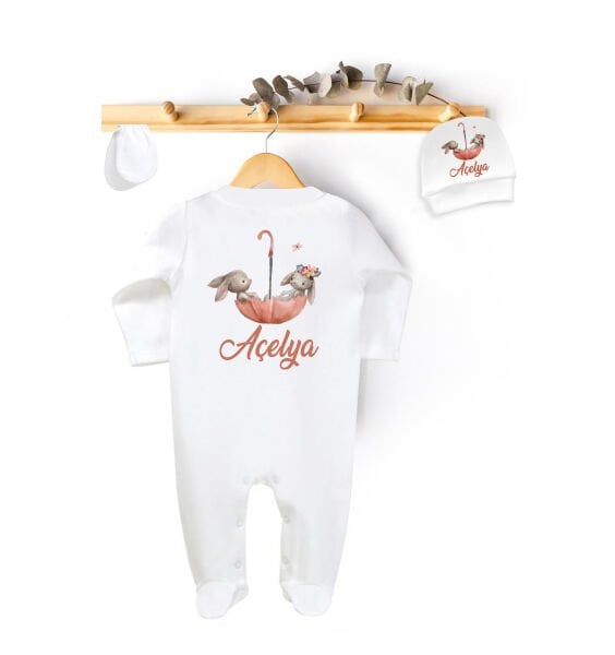 Nilesbaby İsme Özel Tulum Set