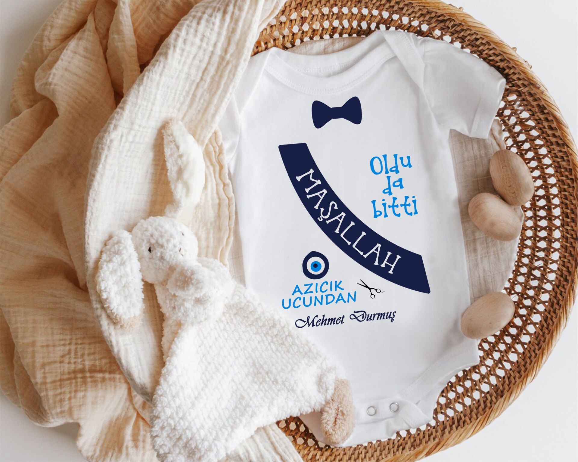 Nilesbaby Sünnet Yazılı Zıbınlar