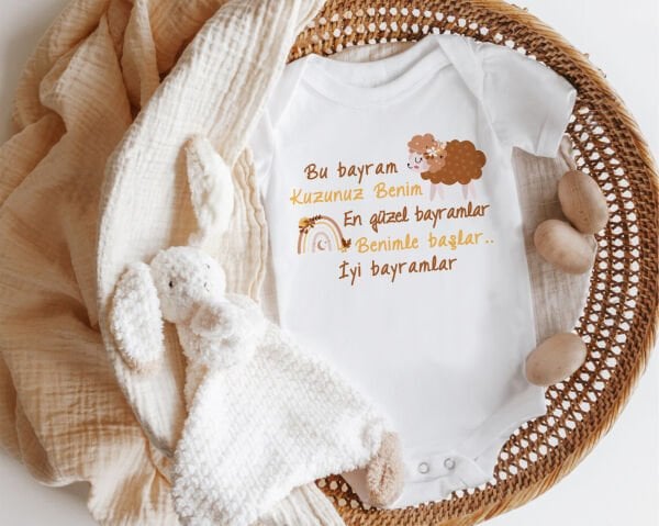 Nilesbaby Kurban Bayramı Yazılı Bebek  Zıbını