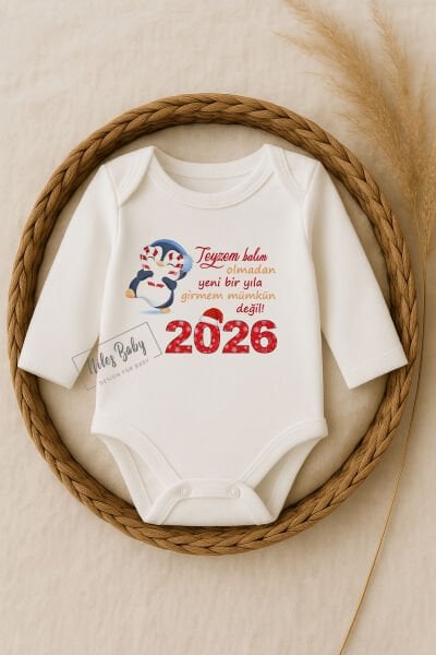 teyze Yazılı Yeni yıl Yılbaşı Zıbını