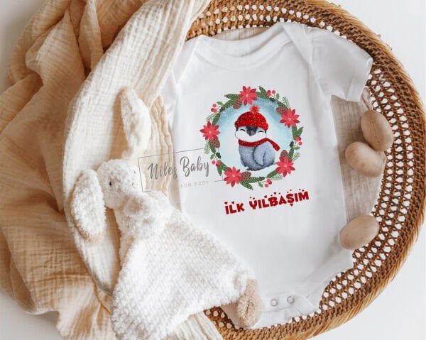 Nilesbaby İlk Yılbaşım Yazılı Zıbın
