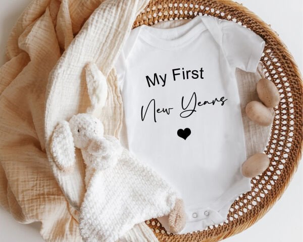 Nilesbaby My First New Years yazılı Zıbın