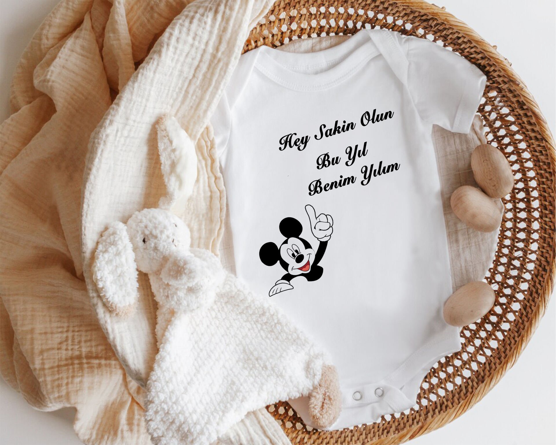 Nilesbaby Yeniyıl Yazılı Zıbın