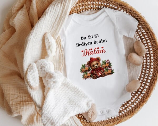 Nilesbaby Bu yılki hediyen benim halam yazılı zıbın