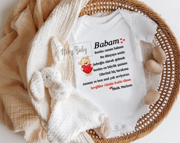 Nilesbaby Sevgililer Günü Yazılı Zıbın