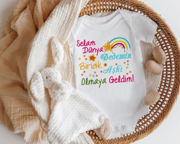 Selam Dünya Dedemin Biricik Aşkı Olmaya Geldim Yazılı Zıbın