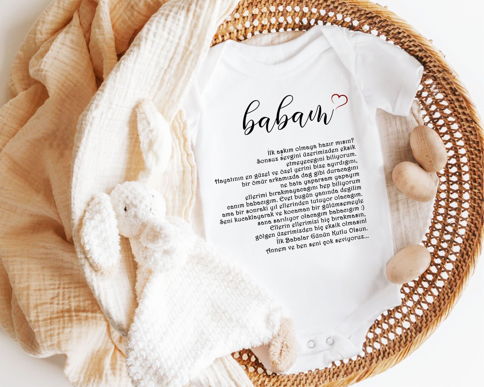 Nilesbaby Babalar Günü Yazılı Zıbın