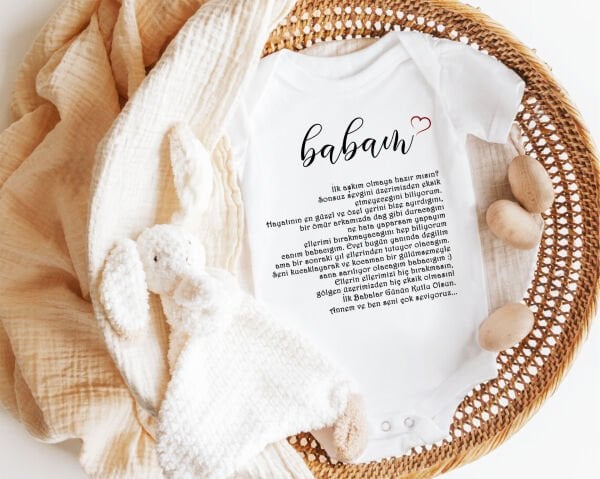 Nilesbaby Babalar Günü Yazılı Zıbın