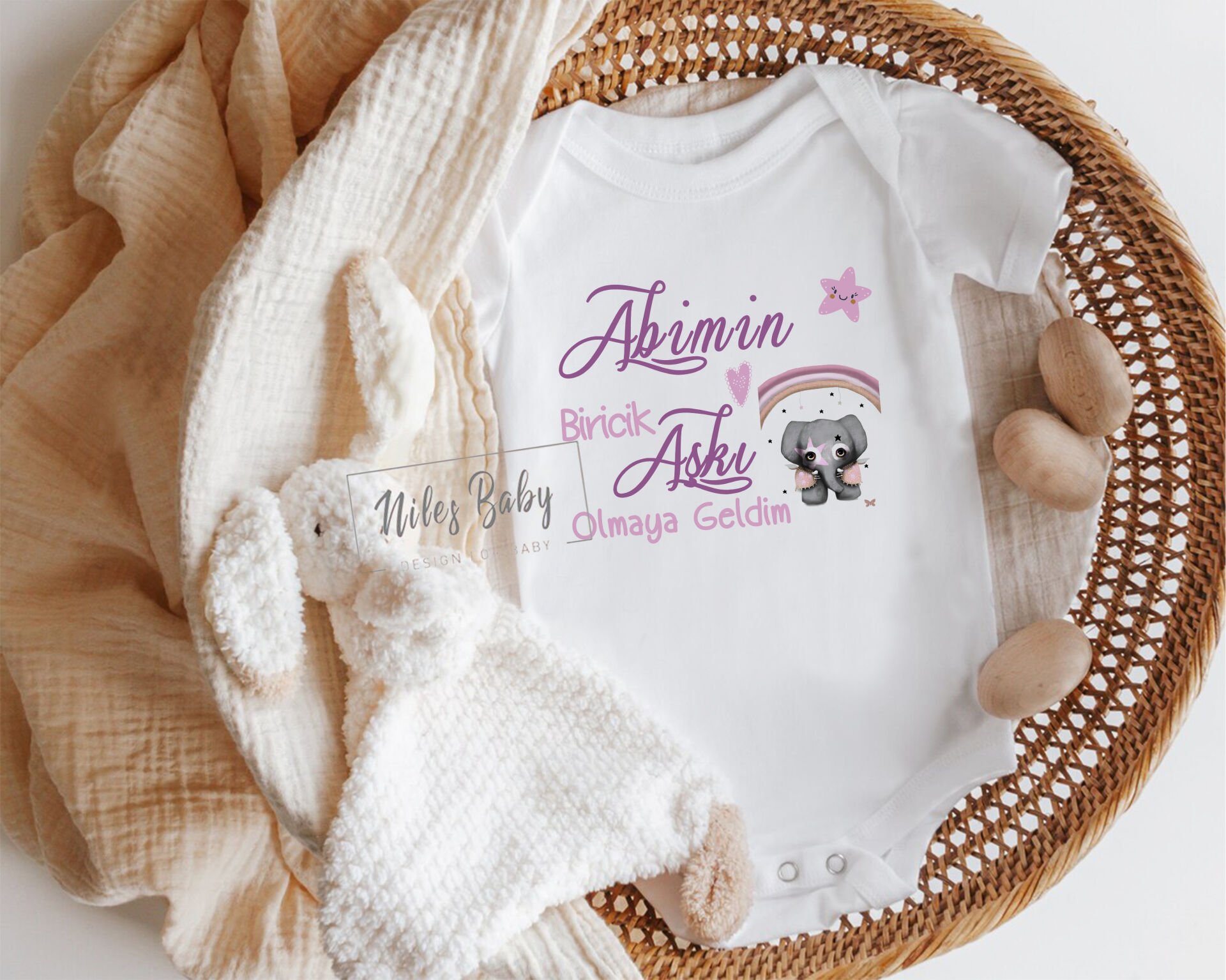 Abimin Biricik Aşkı Olmaya Geldim Yazılı Zıbın