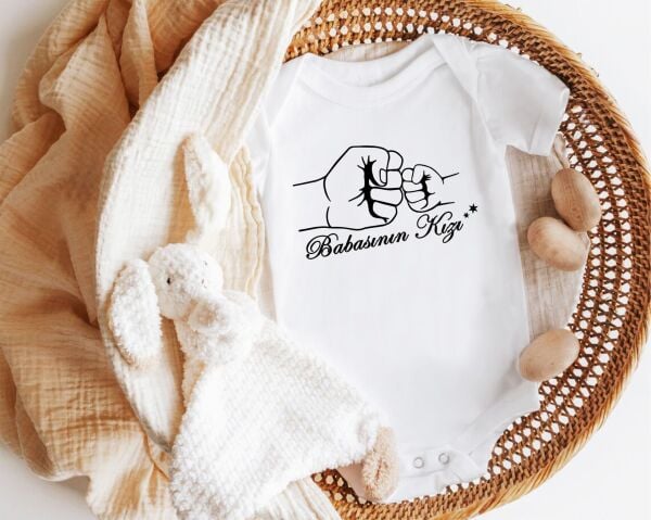 Niles Baby Shop Babasının Kızı Yazılı Zıbın