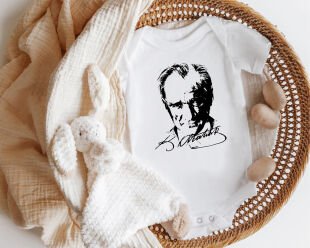 Nilesbaby Atatürk Yazılı Zıbın