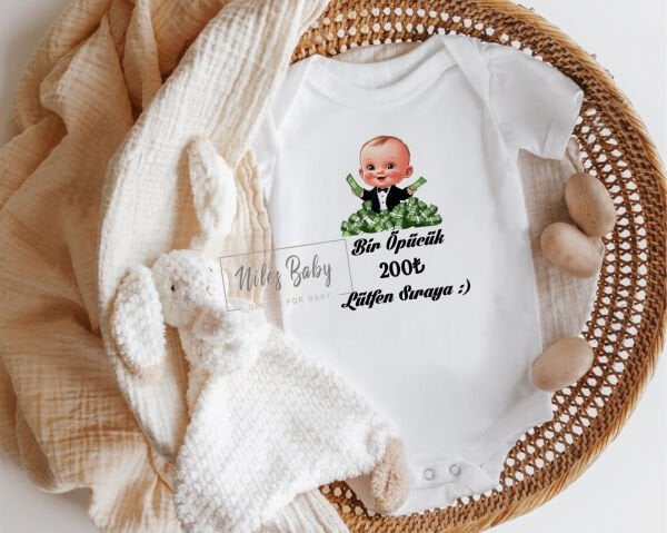 Bir Öpücük 200tl yazılı zıbın