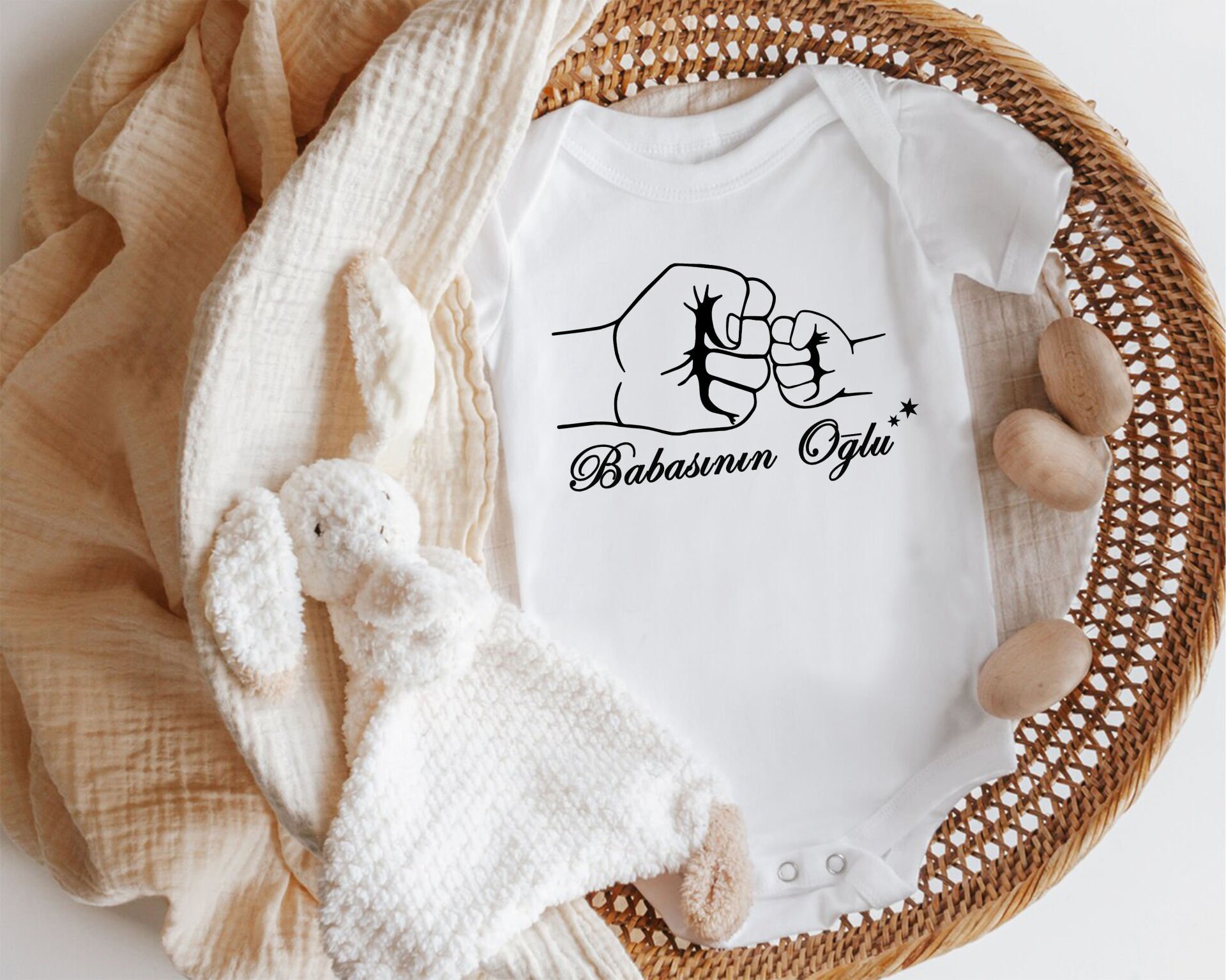 Nilesbaby Babasının Oğlu Yazılı Zıbın
