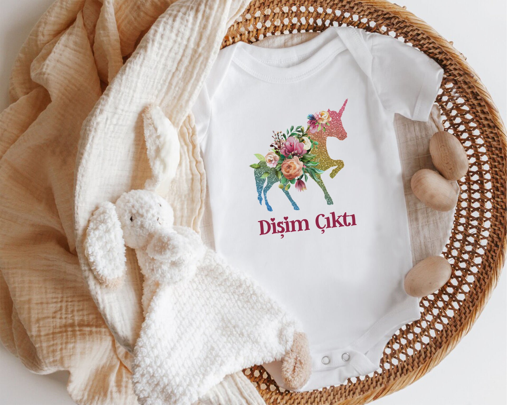 Nilesbaby Dişim Çıktı Yazılı Zıbın