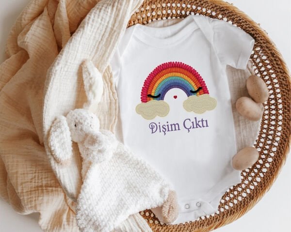 Nilesbaby Dişim Çıktı Yazılı Zıbın