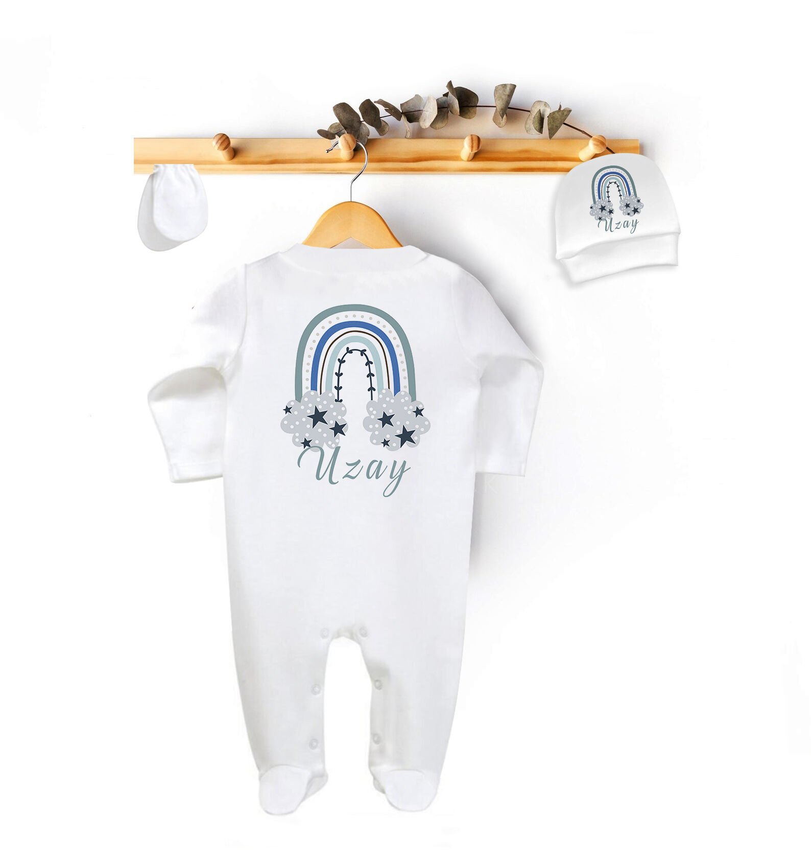 Nilesbaby İsme Özel Tulum Set