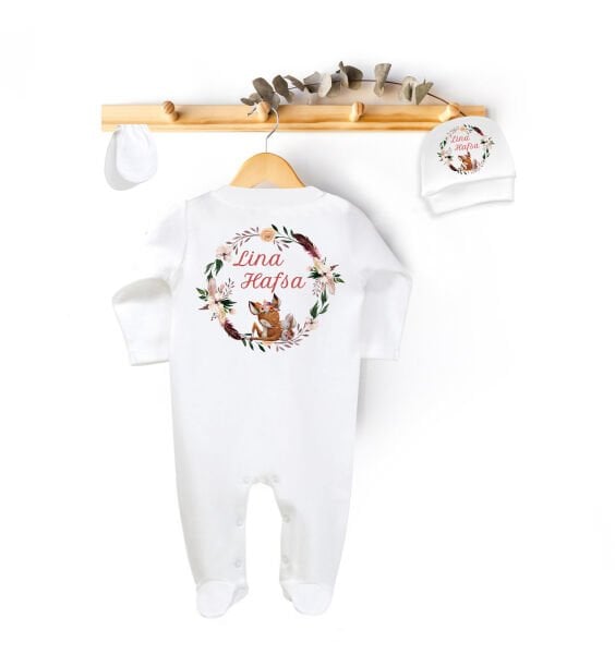 Nilesbaby İsme Özel Tulum Set